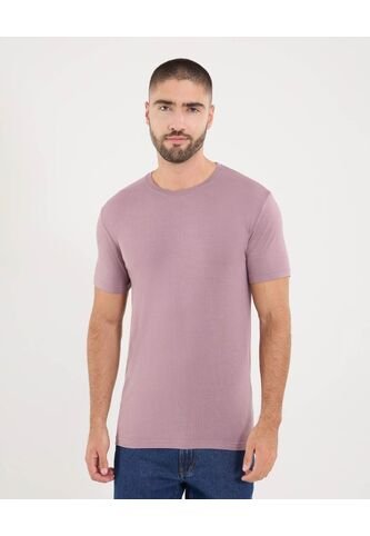 Camiseta Para Hombre Manga Corta Cuello Redondo Color Morado Marca Ostu #60091796 Ostu