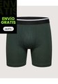 Boxer Medio Malla Básico  Para Hombre Verde Ostu de Ostu