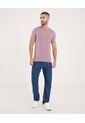 Camiseta Para Hombre Manga Corta Cuello Redondo Color Morado Marca Ostu #60091796 de Ostu
