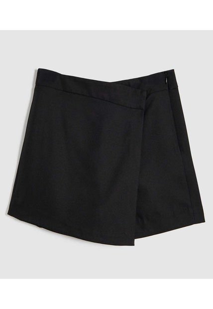 Falda Para Mujer Corto Color Negro Marca Ostu #40140160