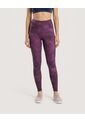 Leggings Deportivos Estampados  Para Mujer Morado Ostu de Ostu