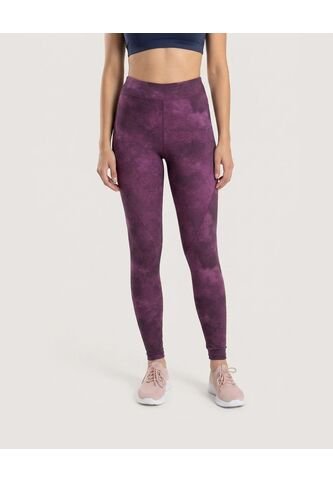 Leggings Deportivos Estampados  Para Mujer Morado Ostu Ostu