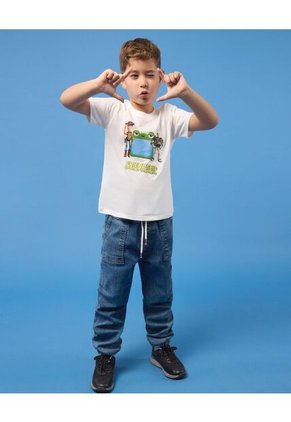 Camiseta Toy Story Friendship Para Niño Infantil Niño Crema Ostu