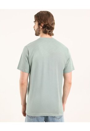 Camiseta Para Hombre Manga Corta Color Verde Marca Ostu #60091568