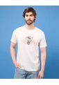 Camiseta Woody  Para Hombre Marfil Ostu de Ostu