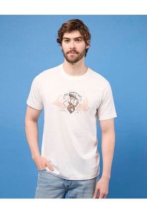 Camiseta Woody Para Hombre Marfil Ostu