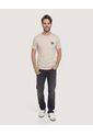Camiseta Mickey Mouse   Para Hombre Beige Ostu de Ostu