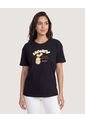 Camiseta Winnie Honey  Para Mujer Negro Ostu de Ostu