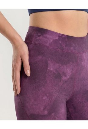 Leggings Deportivos Estampados Para Mujer Morado Ostu