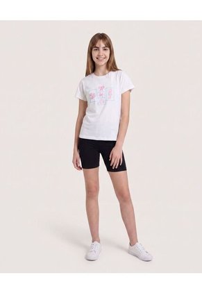 Pack X2 Shorts Ciclistas Para Niña Infantil Niña Negro Ostu