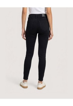 Jean Push Up Dark Fit  Para Mujer Negro Ostu