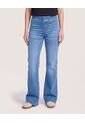 Jean Jegging Flare Tiro Alto  Para Mujer Azul Ostu de Ostu