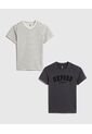 Camiseta Infantil Niño Manga Corta Cuello Redondo Color Negro Marca Ostu #80090273 de Ostu