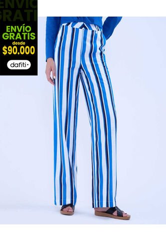 Pantalon Para Mujer  Color Azul Rey Marca Ostu #40070750 Ostu