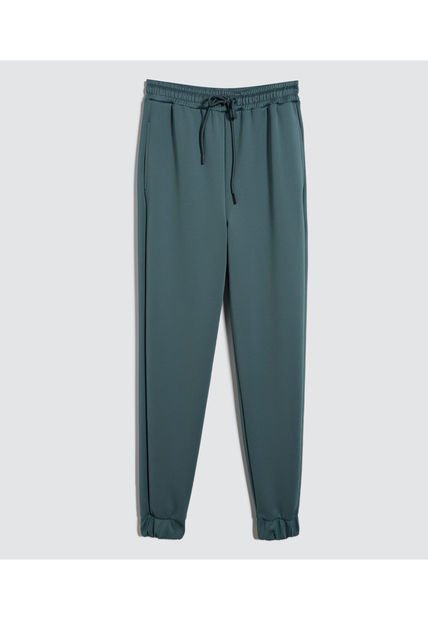 Pantalon Para Mujer Jogger Color Verde  Marca Ostu #40070622