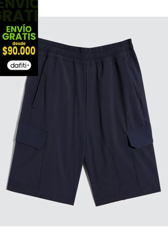 Bermuda Para Hombre  Color Azul Oscuro Marca Ostu #60100417 Ostu