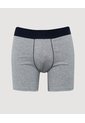 Boxer Medio Pretina A Rayas X1 Para Hombre Gris Ostu de Ostu