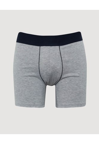 Boxer Medio Pretina A Rayas X1 Para Hombre Gris Ostu Ostu