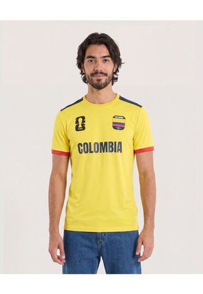 Camiseta Mundial Colombia 2026  Unisex Amarillo Ostu