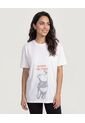 Camiseta Pooh Soft Mood  Para Mujer Crema Ostu de Ostu