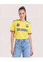 Camiseta Mundial Colombia 2026  Unisex Amarillo Ostu de Ostu