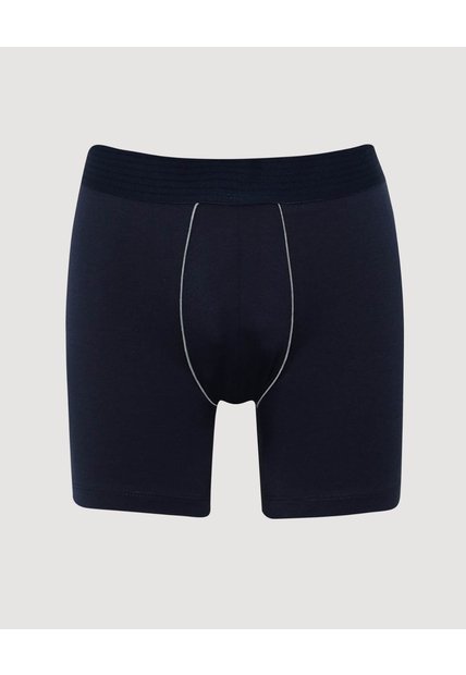 Boxer Medio Pretina A Rayas X1 Para Hombre Azul Ostu