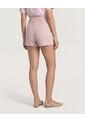 Falda Short Mini Checks  Para Mujer Beige Ostu de Ostu