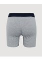 Boxer Medio Pretina A Rayas X1 Para Hombre Gris Ostu de Ostu