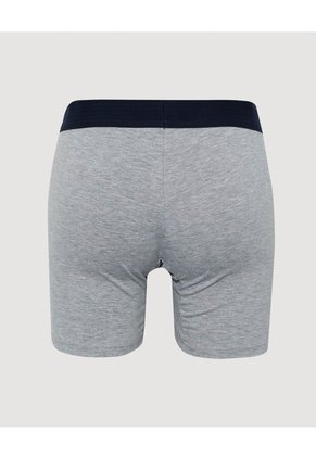 Boxer Medio Pretina A Rayas X1 Para Hombre Gris Ostu
