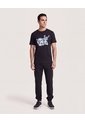 Camiseta Black Panther Graffiti  Para Hombre Negro Ostu de Ostu