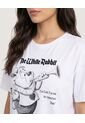 Camiseta White Rabbit  Para Mujer Blanco Ostu de Ostu