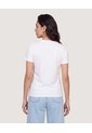Camiseta Regular Estampada  Para Mujer Crema Ostu de Ostu