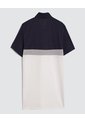Polo En Bloques  Para Hombre Azul Ostu de Ostu