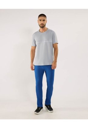 Camiseta Para Hombre Manga Corta Cuello Redondo Color Gris Marca Ostu #60091804