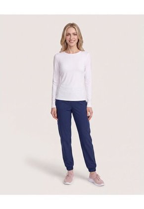 Pantalón Cargo Con Bota Resortada Para Mujer Azul Ostu