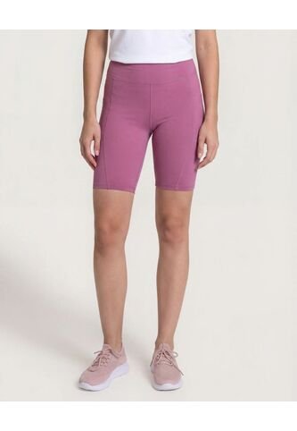 Biker Deportivo Con Bolsillo  Para Mujer Morado Ostu Ostu