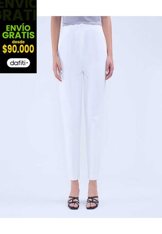 Pantalon Para Mujer  Color Crudo Marca Ostu #40070741 Ostu