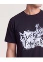 Camiseta Black Panther Graffiti  Para Hombre Negro Ostu de Ostu