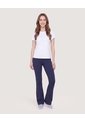Camiseta Active Regular Básica  Para Mujer Blanco Ostu de Ostu