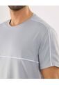 Camiseta Para Hombre Manga Corta Cuello Redondo Color Gris Marca Ostu #60091804 de Ostu