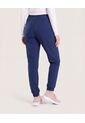 Pantalón Cargo Con Bota Resortada  Para Mujer Azul Ostu de Ostu
