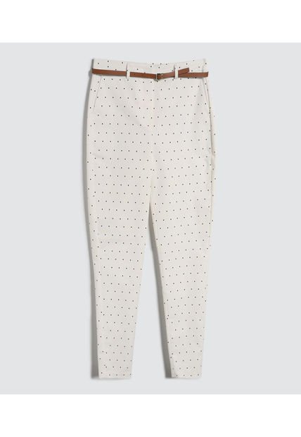 Pantalon Para Mujer Chino Color Crema Marca Ostu #40070629