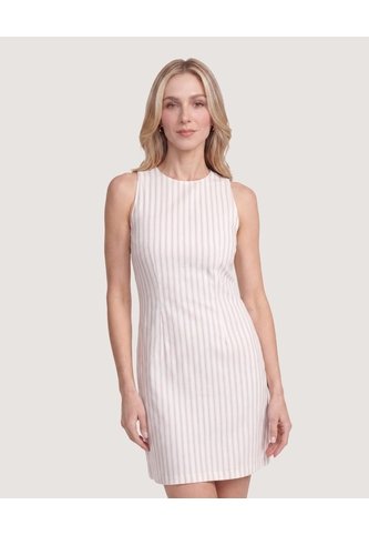 Vestido Semiajustado  Para Mujer Marfil Ostu Ostu