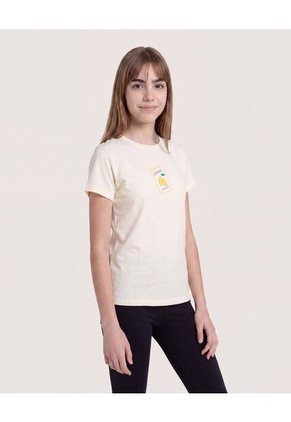 Pack X2 Camisetas Summer Para Niña Infantil Niña Crema Ostu