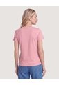 Camiseta Regular Estampada  Para Mujer Rosa Ostu de Ostu