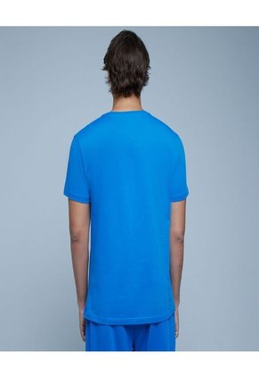 Camiseta Para Hombre Manga Corta Color Azul Marca Ostu #60091213