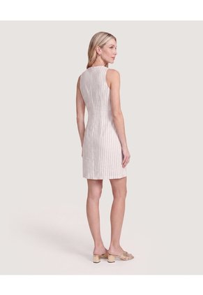Vestido Semiajustado Para Mujer Marfil Ostu