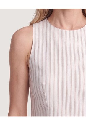 Vestido Semiajustado Para Mujer Marfil Ostu