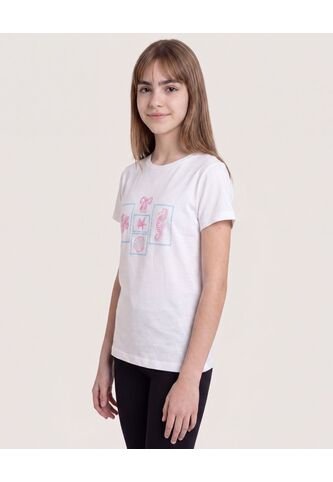 Pack X2 Camisetas Marinas Para Niña  Infantil Niña Negro Ostu Ostu