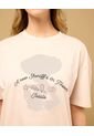 Camiseta Jessie Sheriff In Town  Para Mujer Beige Ostu de Ostu